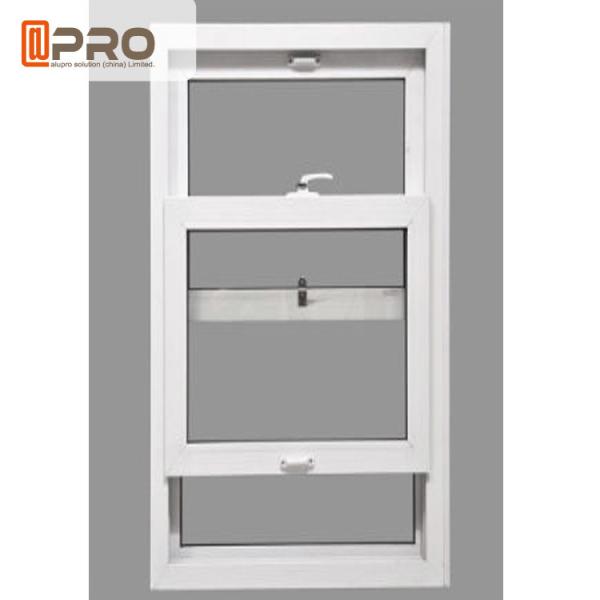 Customized Size Double Hung Aluminum Sash Windows Heat Insulation