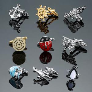China Monogram Custom Cufflinks Red Groomsmen Gifts Cufflinks For Men wholesale