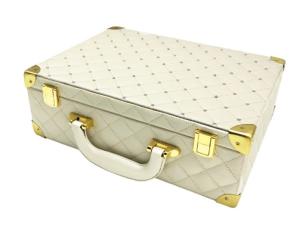 China Impervious PU Leather Makeup Box Luxury Packaging Auger Cases wholesale