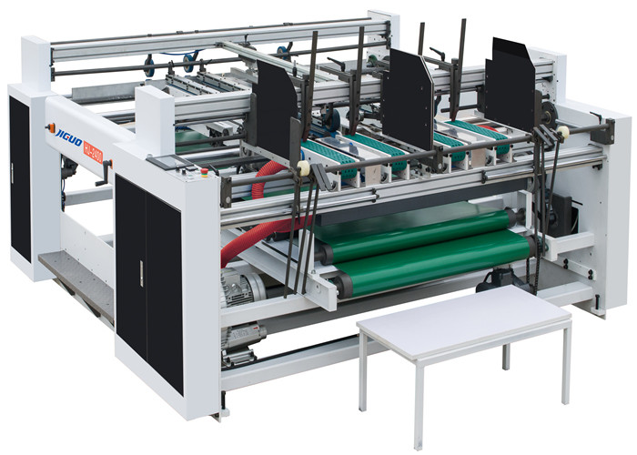 Semi Automatic Corrugated Box Carton Gluing Machine 1150x1060mm Paper