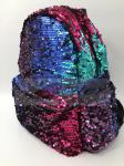 Women Polyester Laptop Bag Dazzling Sequin Backpack With Sequin Material