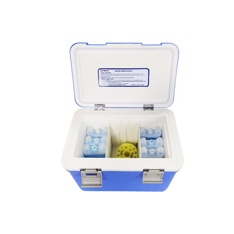 Medical Supplies Storage Blue Medical Cooler Box External Dimensions