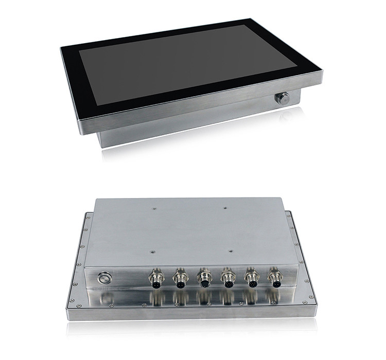 10 Point Capacitive Touch Stainless Steel Panel PC , Fanless Ip66 Ip69k I7 Panel Pc