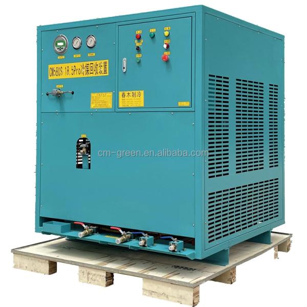 old air conditioner disassembly line 25HP refrigerant recovery machine freon