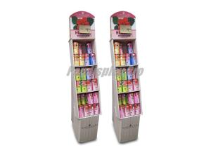 China Elegant Custom POS Cardboard Candy Display Recyclable With 3 Tiers wholesale