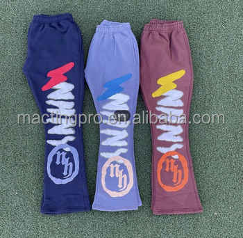Custom 3D Puff Print Sweatsuits Set Oversized Hoodie and Cotton Joggers for Men S-6XL