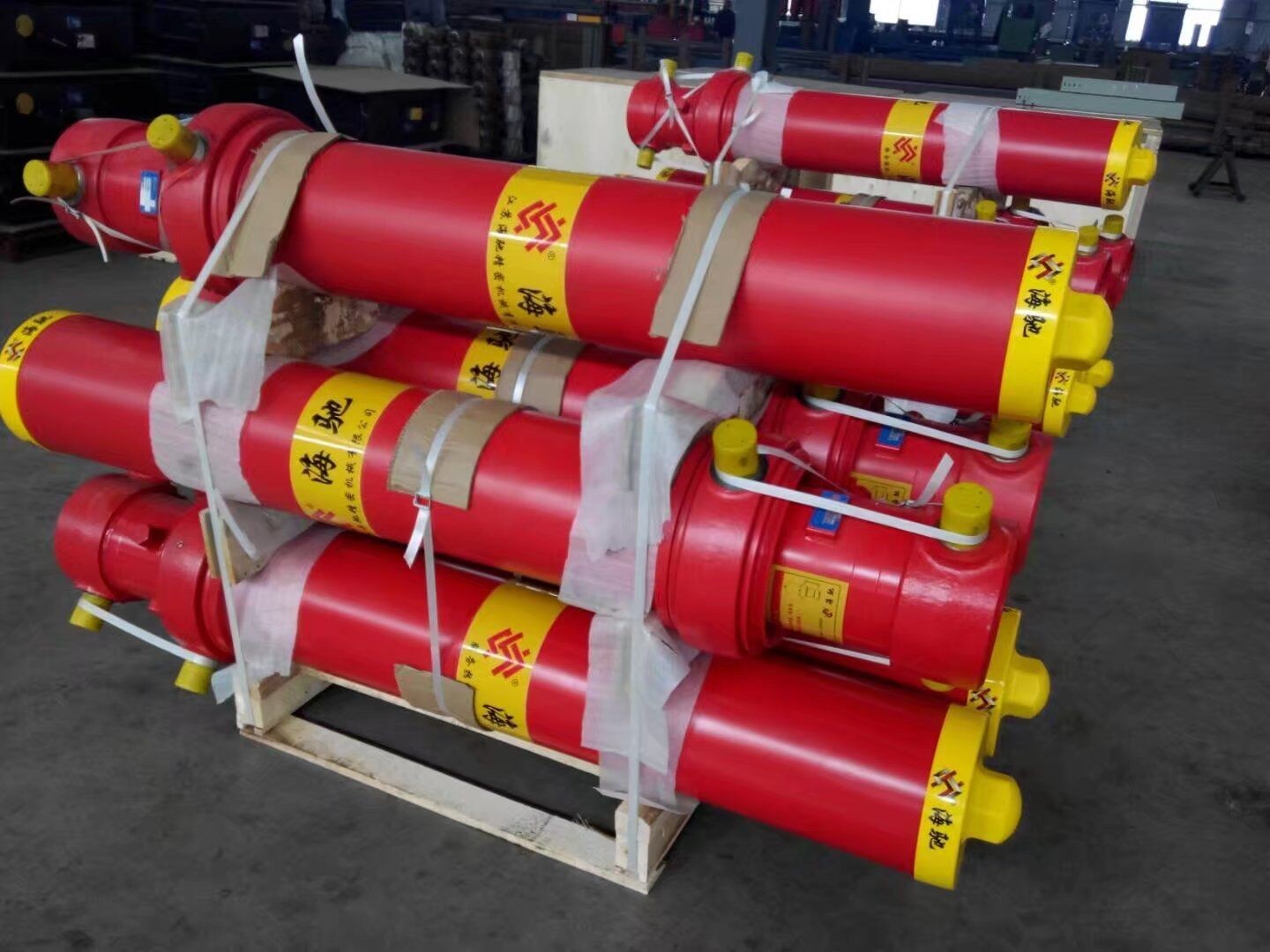 HYVA hydraulic tipping system hydraulic cylinder for dump truck with supperior quality FC 169