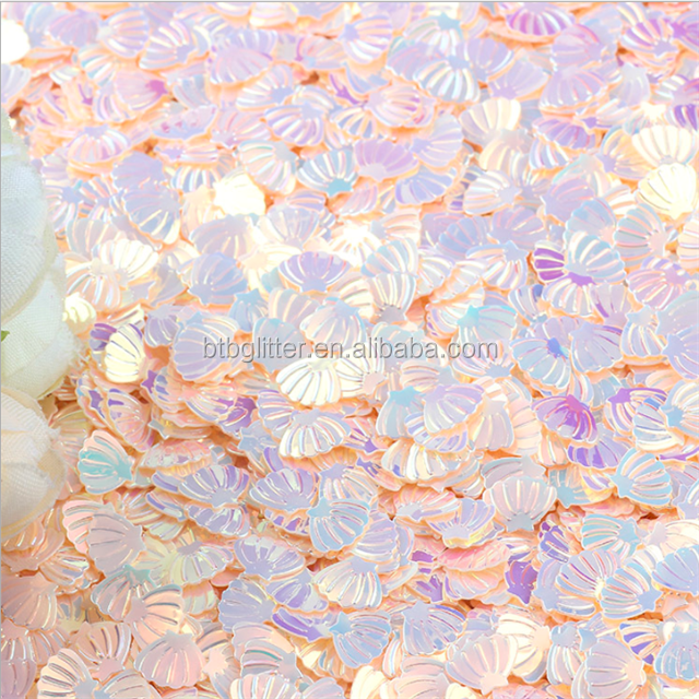 Thousand Choices Offered Seashell Sequin Sea Shell Shaped with Artware Design