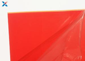 China Extruded Casted 2mm Red Acrylic Sheet With Double Polished Surface wholesale
