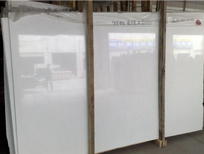 Thassos White Marble Floor Tile , Pure Crystal White Marble Stone Tile