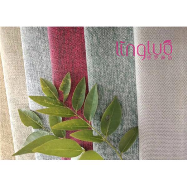 Cloud Point 100% Polyester Imitation Linen Fabric Textile Colorful Plain