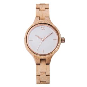 China Simple wooden wrist watch,maple wood watch,ladies watch. good gifts for women. wholesale
