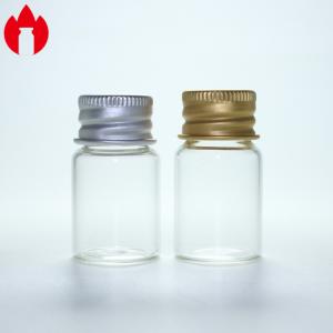 China 5ml Clear Screw Mouth Glass Vial With Aluminum Cap wholesale