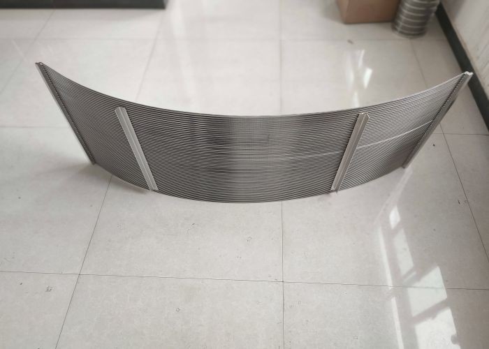 585x1595mm Stainless Steel Rice Mill Sieve Bend Screen