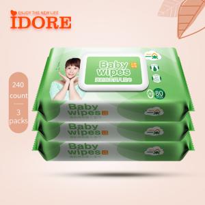 China Alcohol Free Unscented Baby Water Wipes wholesale