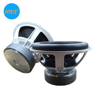China Dual 1/2 Ohm 560OZ Magnet 1.5kHz 4000W High Power Car Subwoofer wholesale
