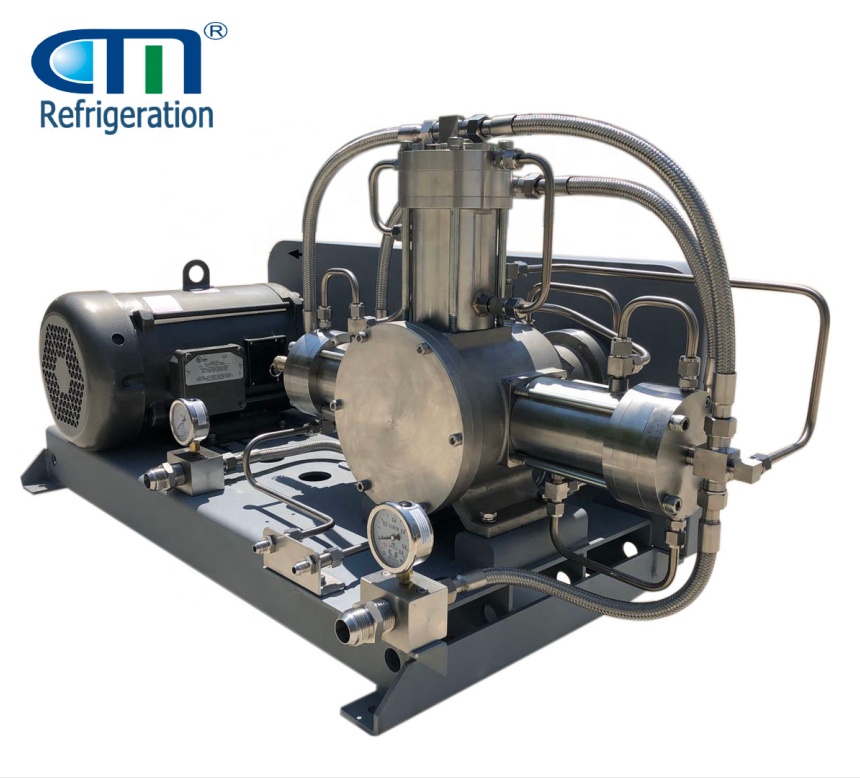 Freon Pumping Station Aircon Recovery Refrigerant Butane Propane Extraction Pump