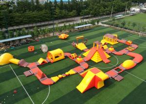 China Heat Resistant Inflatable Water Obstacle Course Equipment Large People Capacity wholesale