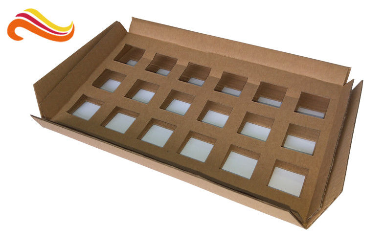 F Flute Corrugated Packaging Box Silver Foil With E - Wall Paper Material