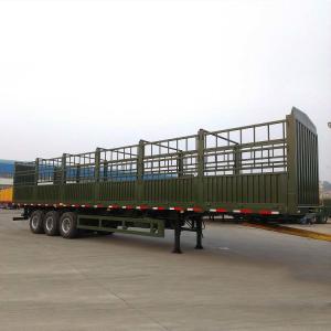 China Animal Cattle Transport 3 BPW Axle 40ft Fence Semi Trailer wholesale