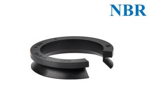 China ORK Black Molding Rubber Parts , Nitrile Rubber V Ring Wear Resistance wholesale