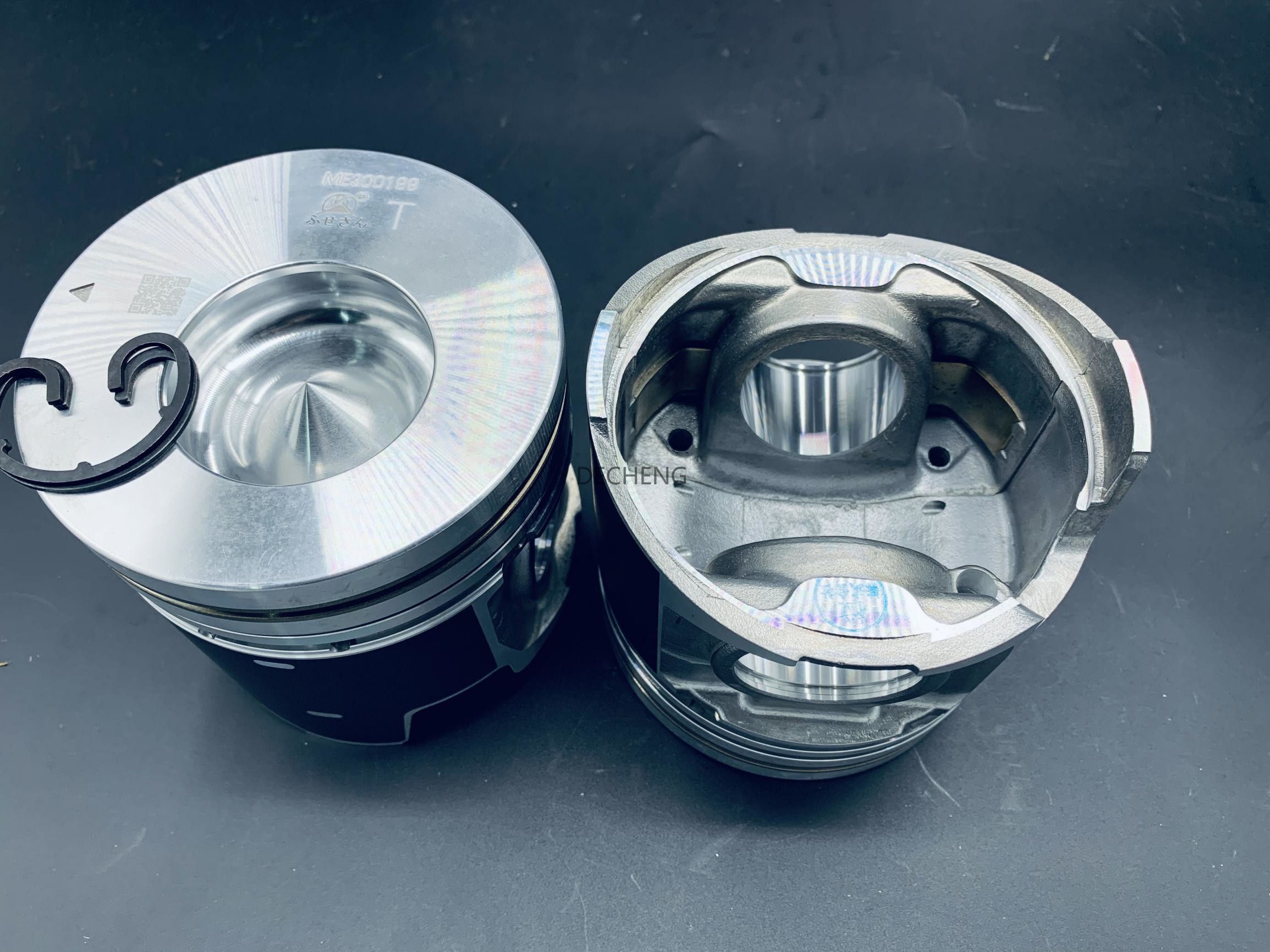 6D16T Mitsubishi Excavator Parts SK350-6E HD1430 ME300199 57mm Piston