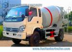 Rhd Forland 3 Cbm Cement Concrete Mixer Truck Air Braking Euro 2 Emission