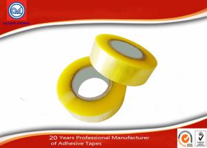 China Yellowish No Bubble BOPP Packaging Tape Transparent Cinta Adhesive wholesale