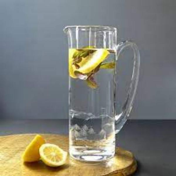 Factory Custom 1L Water Drinking Bottle Glass Transparent Water Jug Pitcher