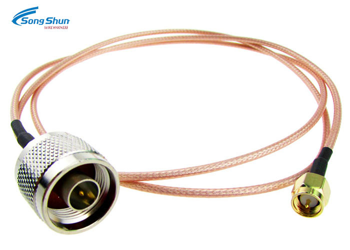 50ohm WiFi Flexible RF Cable , 2.4g System RF Microwave Cable Assemblies