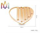 7.7g Fadeless Engravable Blank Heart Shape Pendant