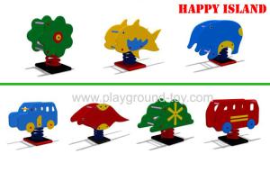 China PVC Board Kids Rocking Horse With Steel Spring For Kindergarten RHD-5217A wholesale