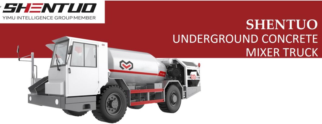 Underground Coal Mine Using Explosion Proof Diesel Type 4 Cbm Concrete Mixer Truck for Sale
