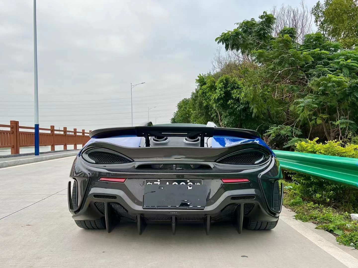 Auto Parts for McLaren 540c 570s 570gt Carbon Fiber Body Kit 540c 570s 570gt Upgraded 600LT Style Body Kit 600LT Spoiler