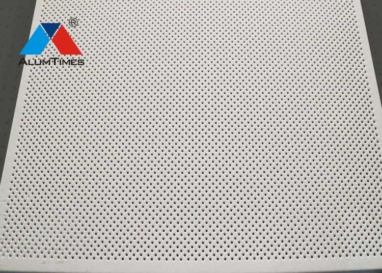 1.8 Aluminum Square Acoustic False Ceiling Standard Perforated
