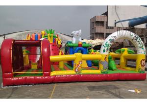 China Custom Design Commercial Inflatable Theme Park With 0.55mm PVC wholesale