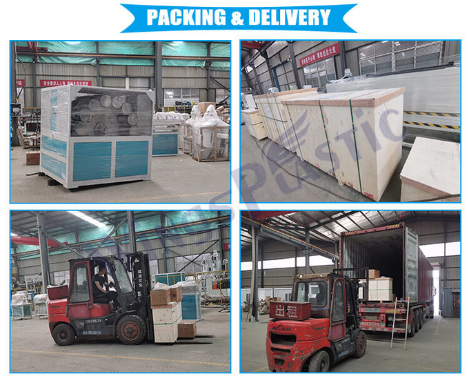 HDPE Pipe Extruder Machine 18-36kw Heating Power 380V/50Hz Voltage