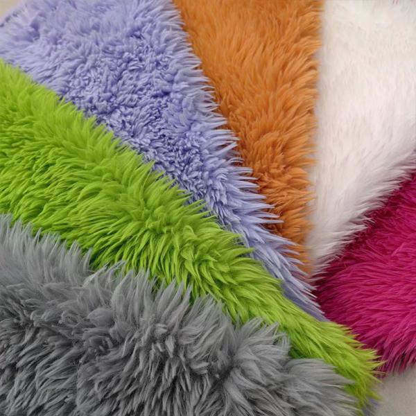 Recycled 100% Polyester Cheap Long Hair Fur Fabric 30mm Plush Faux Toka Fur Fabric Clothing Women's Clothing Bag Men's Shoes