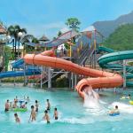 Joyful Rainbow Water Slide Multi Slide Fiberglass Waterslides