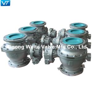 China 8 Inch Class 150 Trunnion Mounted Ball Valve Flange End Upstream Seal wholesale