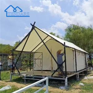 China Outdoor House Tent Wind Resistant Waterproof Tarpaulin Luxury Tent For Hotel wholesale