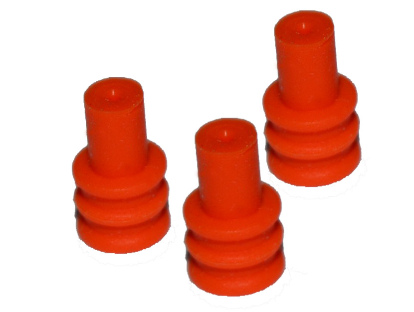 Silicone Connector Wire Seal Custom Silicone Single Wire Seals Rubber Seal Plug
