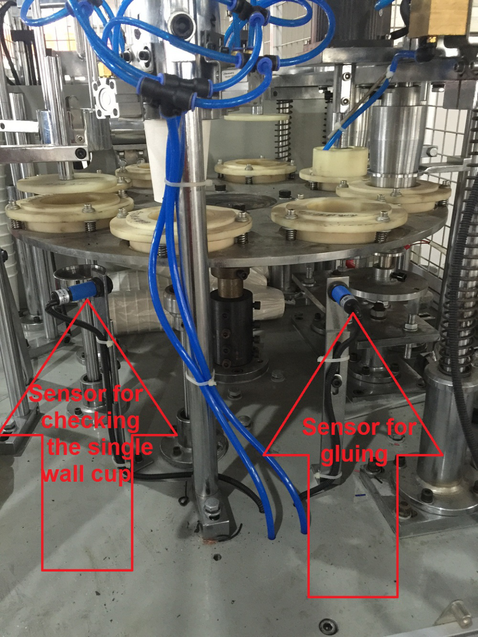 PE Coated / Ripple Paper Cup Making Machine 4.7kw Paper Cup Sleeve Machine