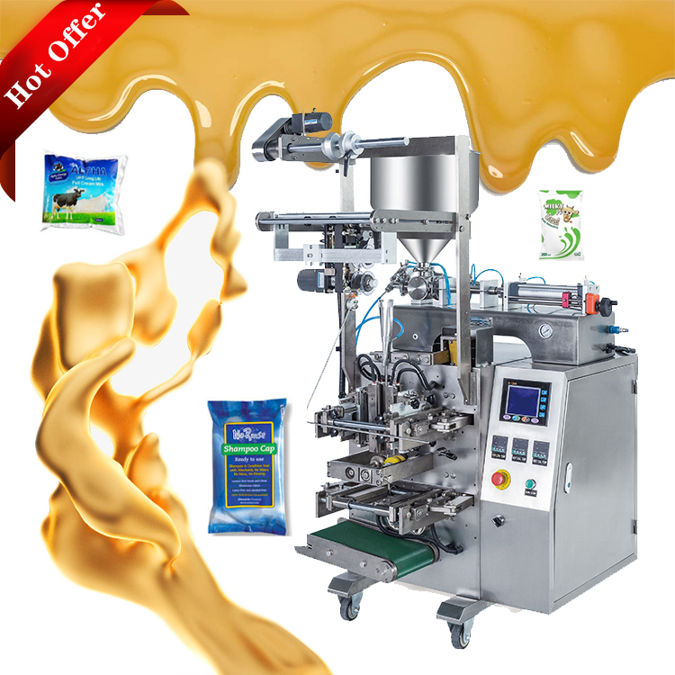 50bag / Min Automatic Liquid Pouch Packing Machine L50mm W40mm Soap Pouch