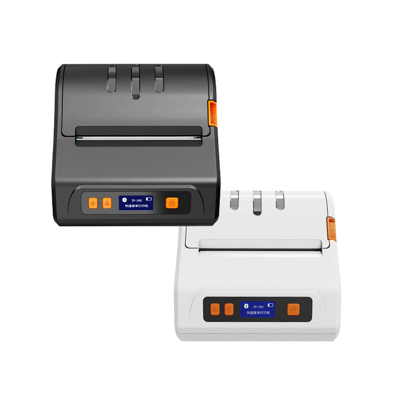 2-3 inch Portable Handheld Thermal Label Maker BT Barcode QR Code Sticker Plus 3 Rolls Blank White Label