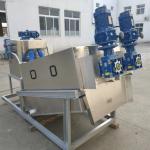 Stacked Spiral Sludge Dewatering Equipment Automatic Screw Press Dewatering