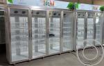 Air Cooling Upright Supermarket Display Refrigerator Showcase Commercial