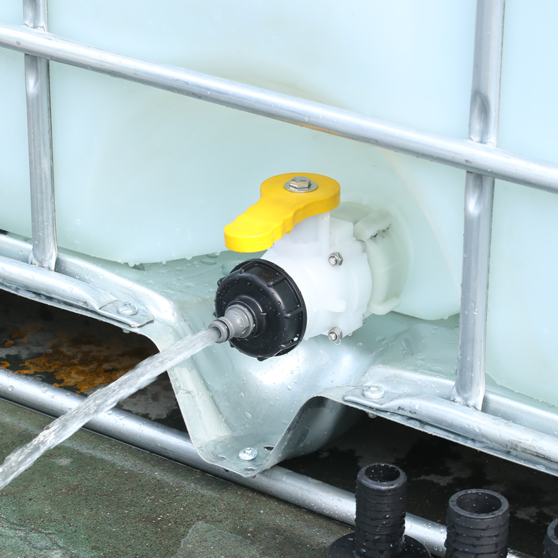 Spiral Connection IBC Tank Adapter Used in UMETASS S60x6 Coarse Thread 3/4 Inch Tap Cap