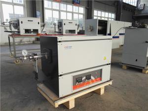China 1300℃ High Temperature Furnace , Lab Tube Furnace Adjustable Flange Support Structure wholesale