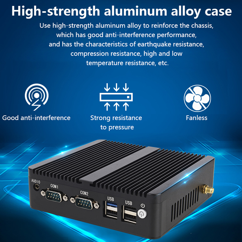 Fanless J4125 Portable OEM Industrial Mini PC Small Pocket Intel Mini Pc Computer
